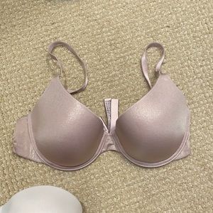 VS uplift semi Demi bra sparkle pink